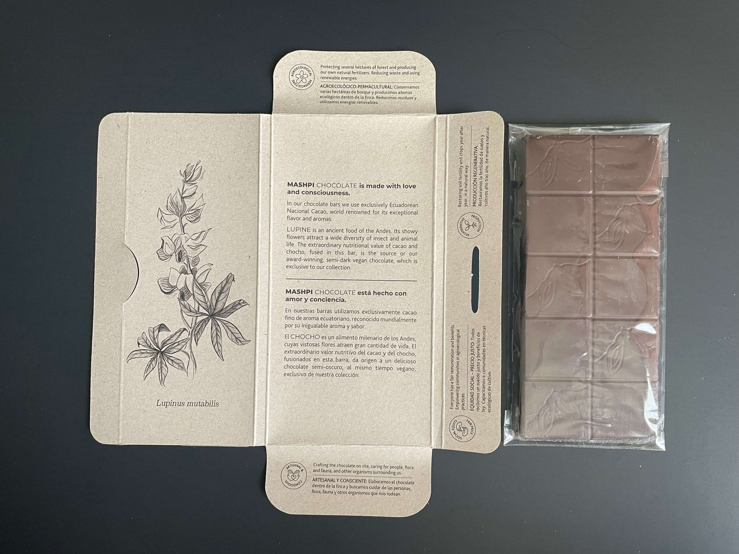 Lupine Chocolate Bar - Mashpi Chocolate
