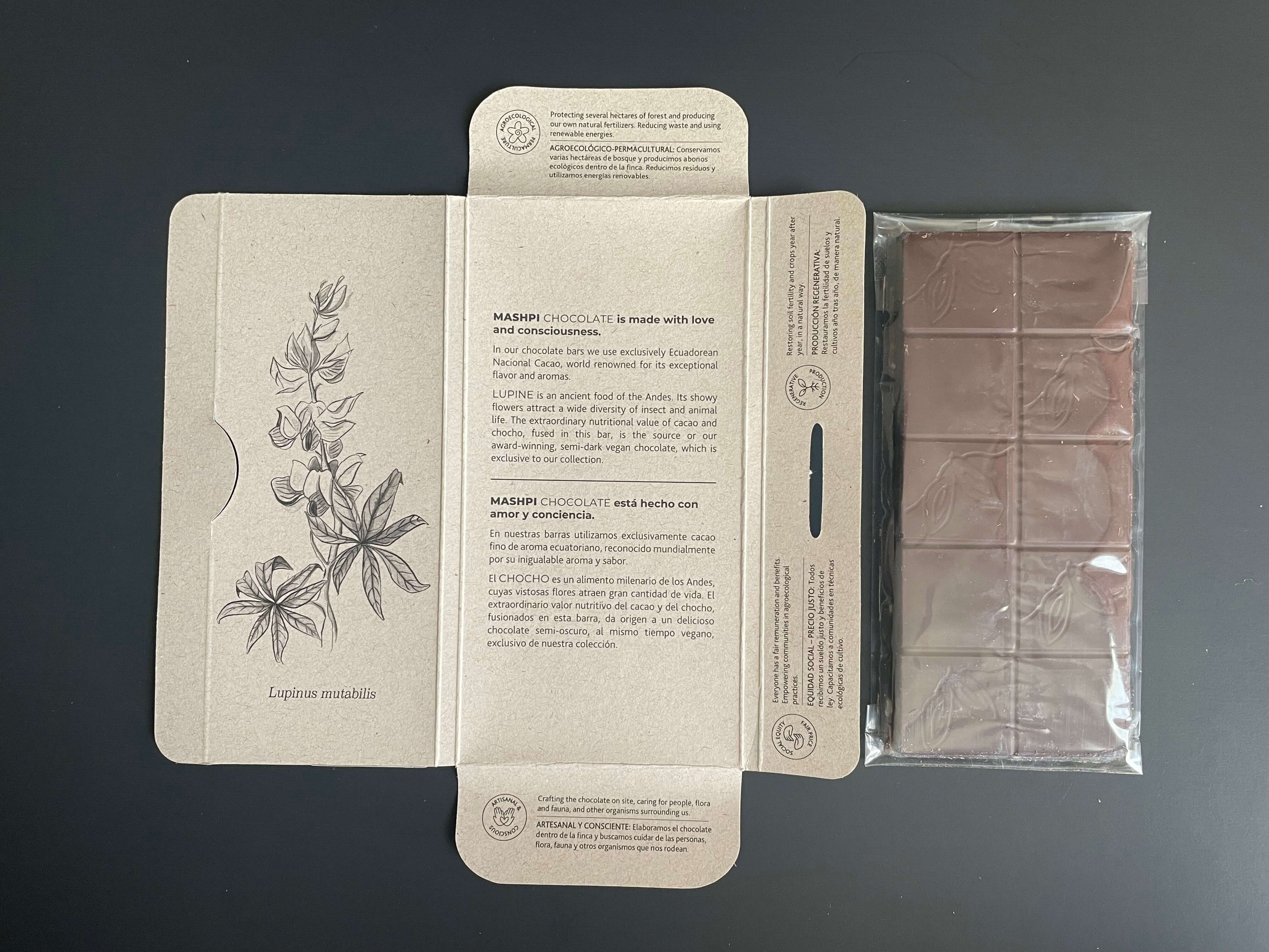 Lupine Chocolate Bar - Mashpi Chocolate