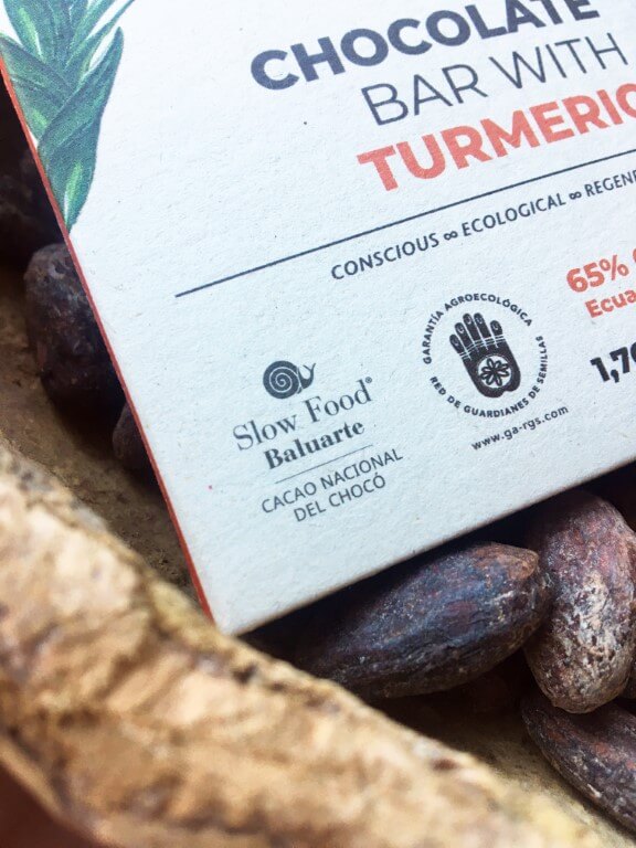 Turmeric Chocolate bar - Mashpi Chocolate