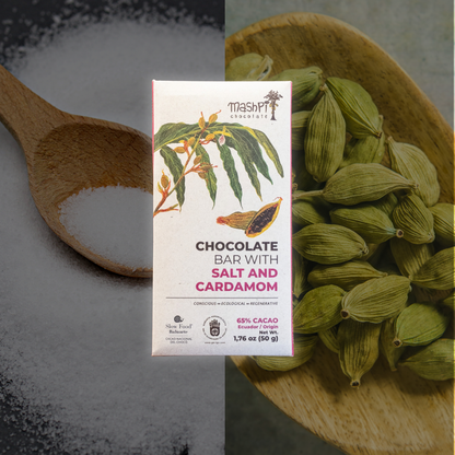 Cardamom &amp; Salt Chocolate bar