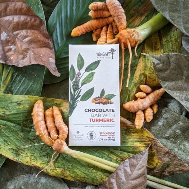 Turmeric Chocolate bar - Mashpi Chocolate