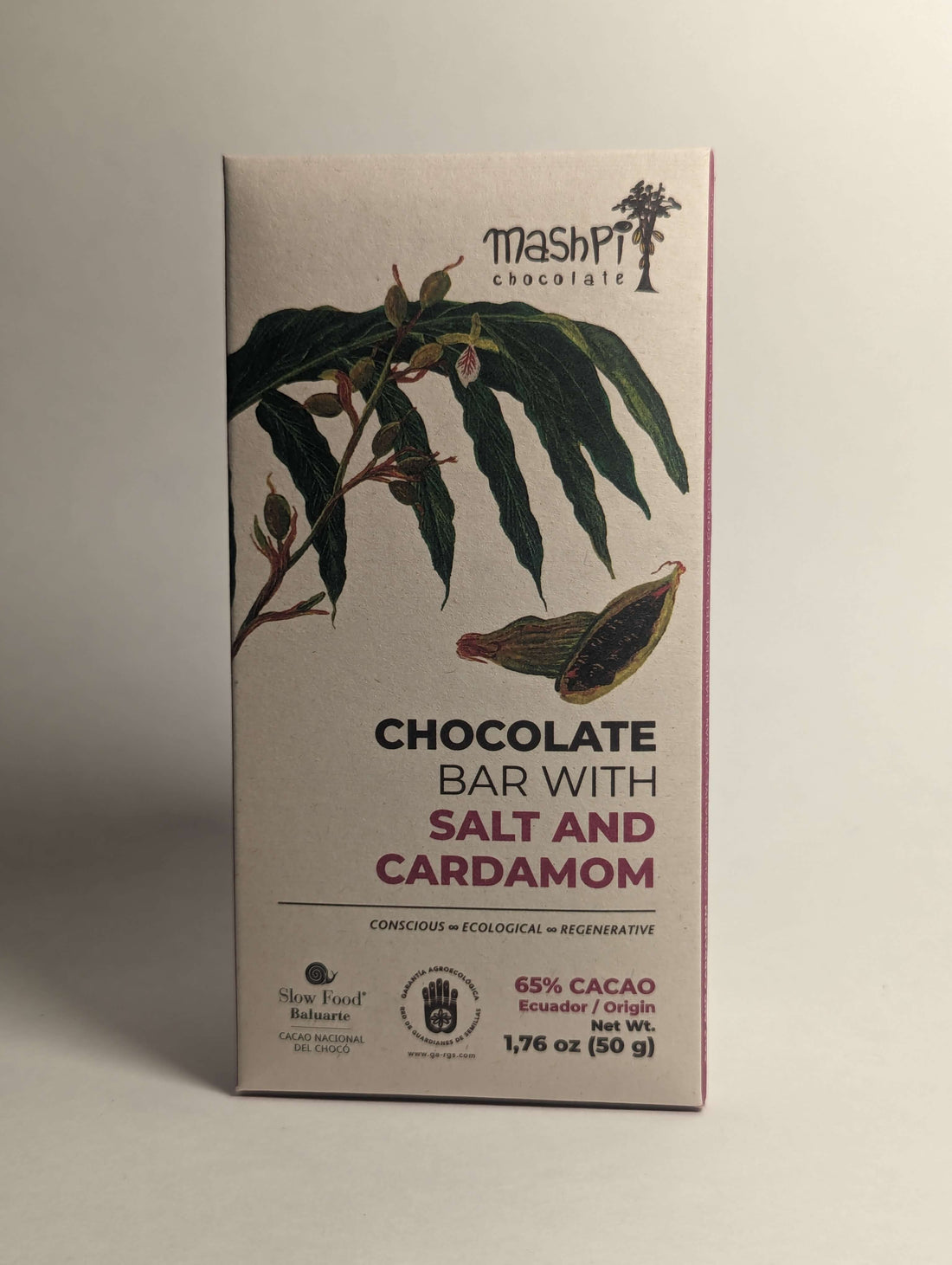 Cardamom & Salt Chocolate bar - Mashpi Chocolate