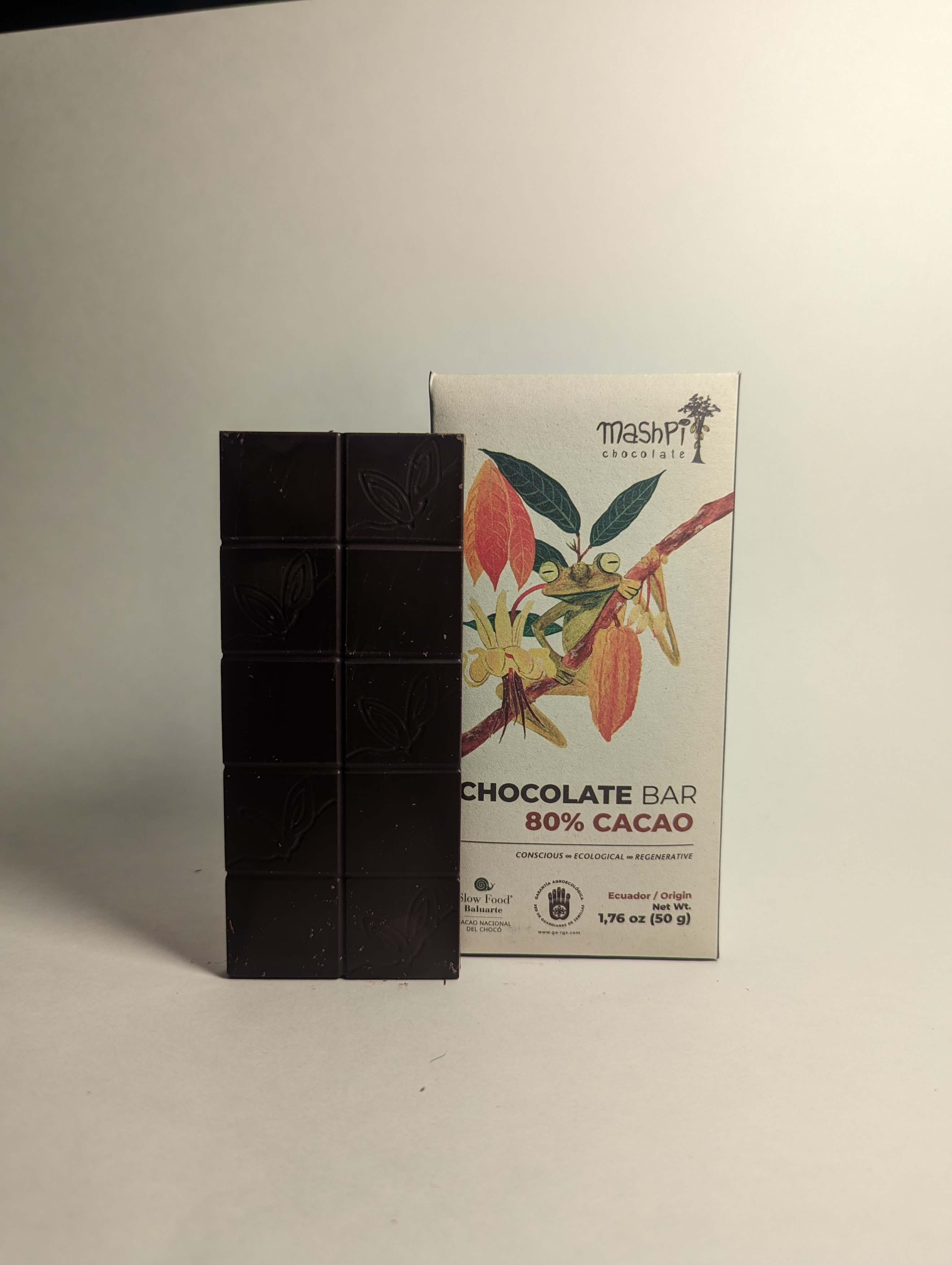 80% Chocolate Bar - Mashpi Chocolate 