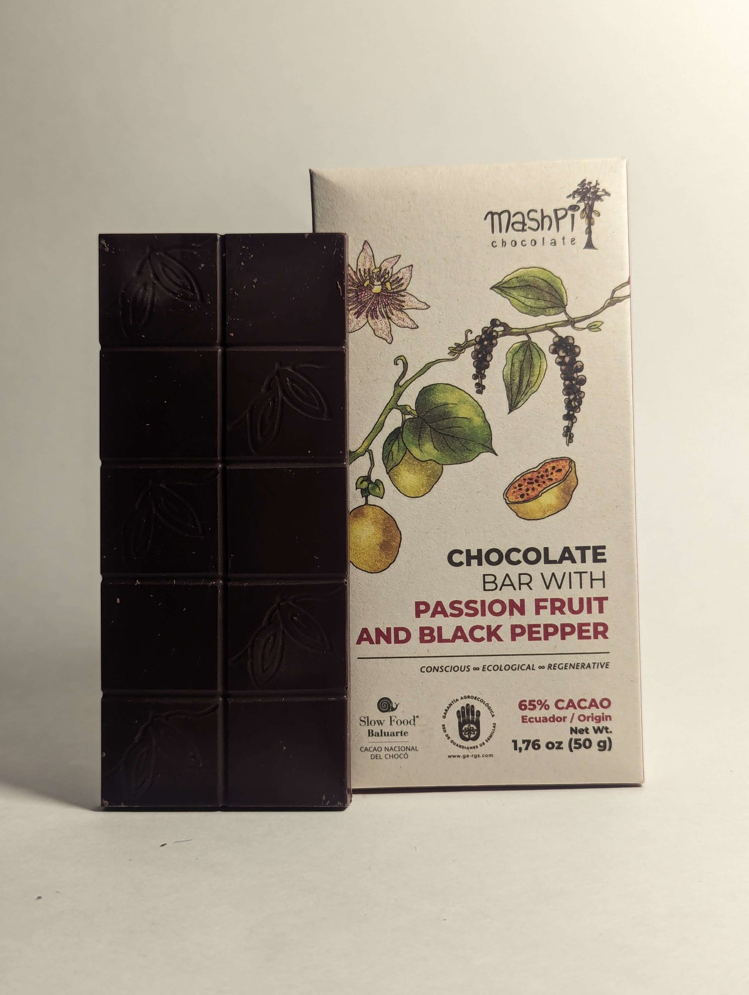 Barra 65% con Cereza de Brunei - Mashpi - Chocolates - Best-Chocolates-In-Ecuador 