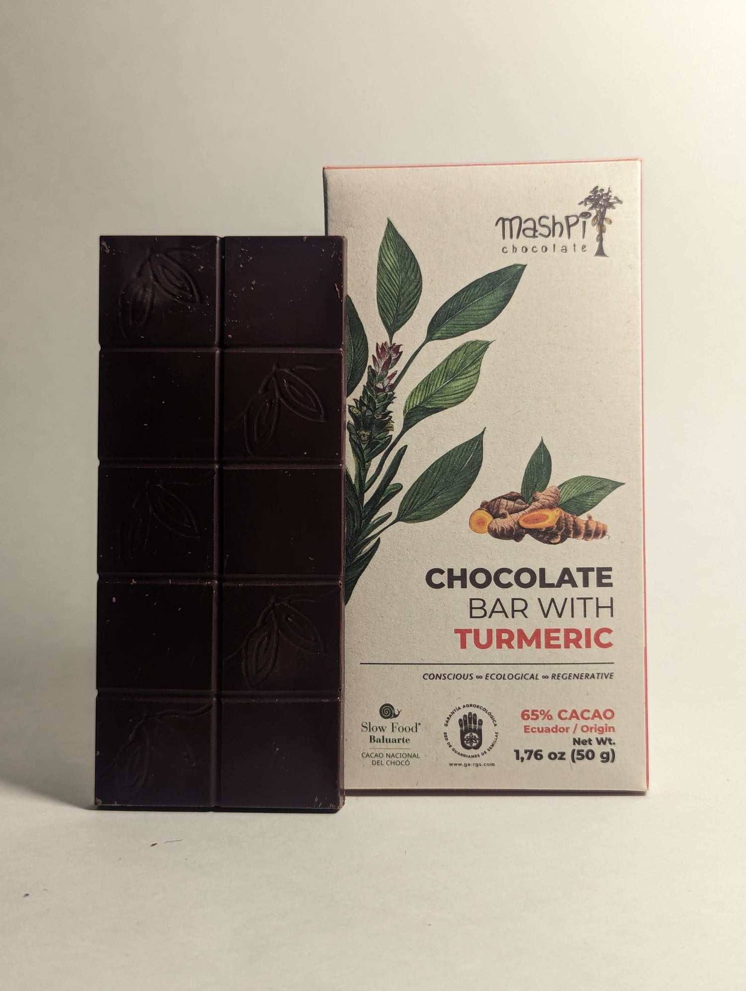 Turmeric Chocolate bar - Mashpi Chocolate 