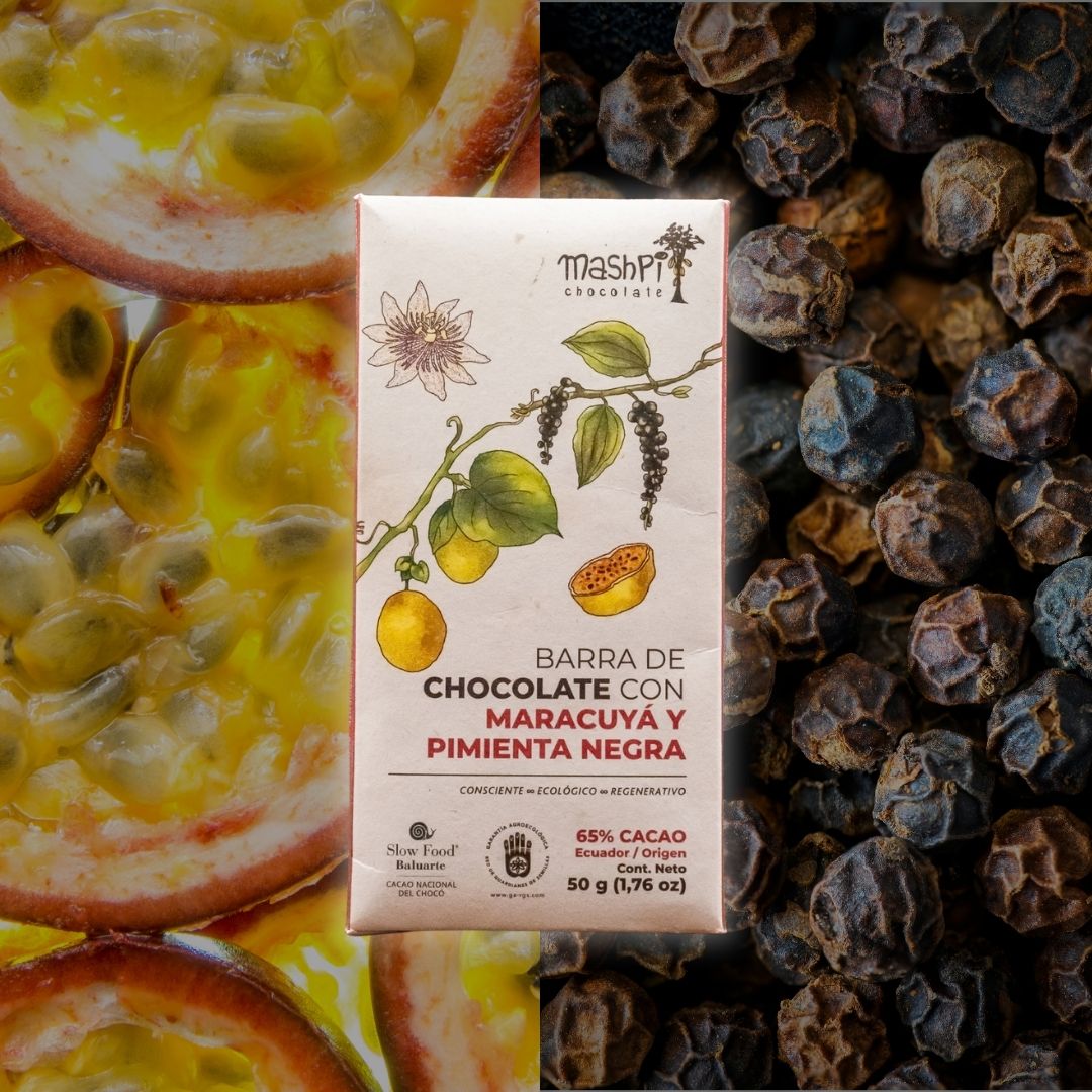 Passionfruit &amp; Pepper chocolate bar