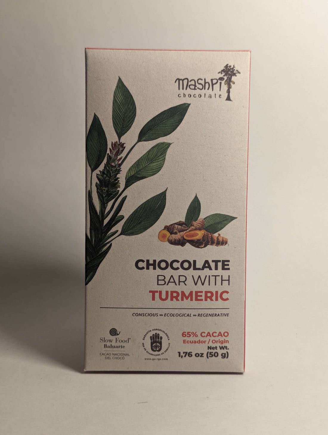 Turmeric Chocolate bar - Mashpi Chocolate